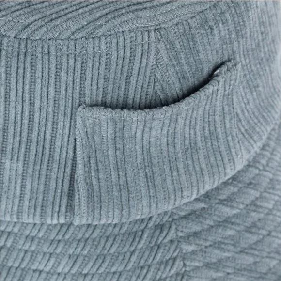 NWT Anthropologie + San Diego Hat Co. Cozy and Chic Bucket Hat Blue (ONE SIZE) - Picture 8 of 16